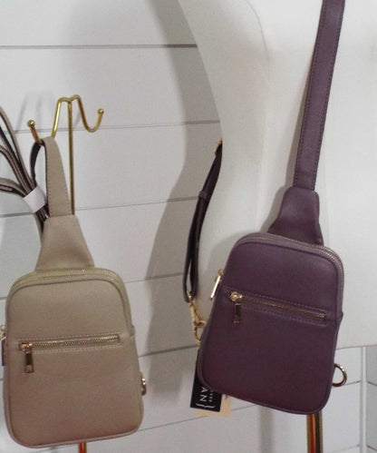 Justine 2 Compartment Sling Bag stylish lightweight hands-free bag with two compartments