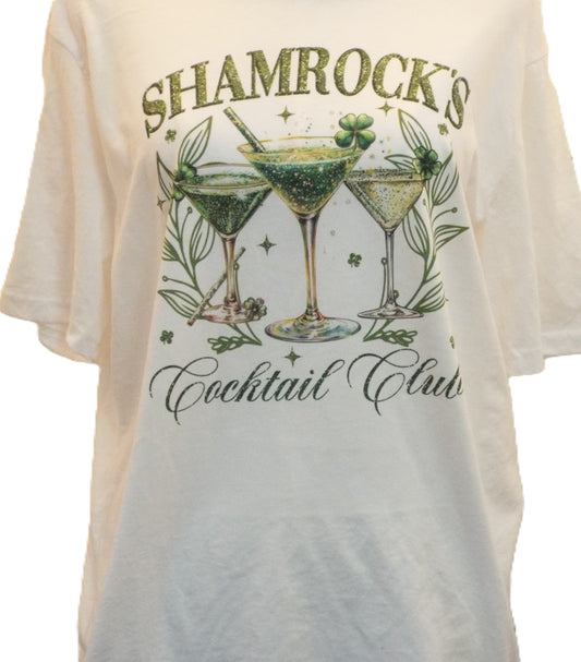 Shamrocks Cocktail Club T-shirt
