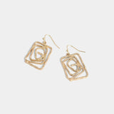 Hypnotic Dangle gold hypoallergenic dangle earrings trendy and high-quality jewelry