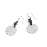 Leather knot earrings, hypoallergenic and high-quality fashion accessory