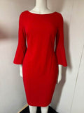 Calvin Klein long sleeve tailored dress for elegant and bold style